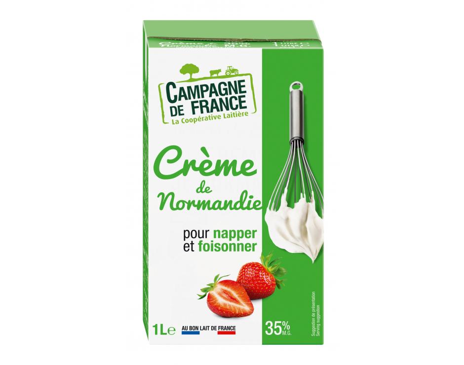 Crème liquide UHT 35%MG CAMPAGNE DE FRANCE